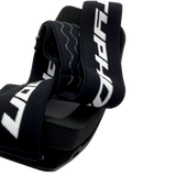 Adult Combo - Matte Black Goggles & Black-White Gloves
