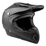 Adult Helmet Matte Black with Red Goggles
