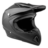Adult Helmet Matte Black with Red Goggles