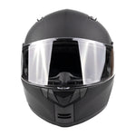 Matte Black Modular Dual Visor Adult Snowmobile Helmet Electric Heated Shield