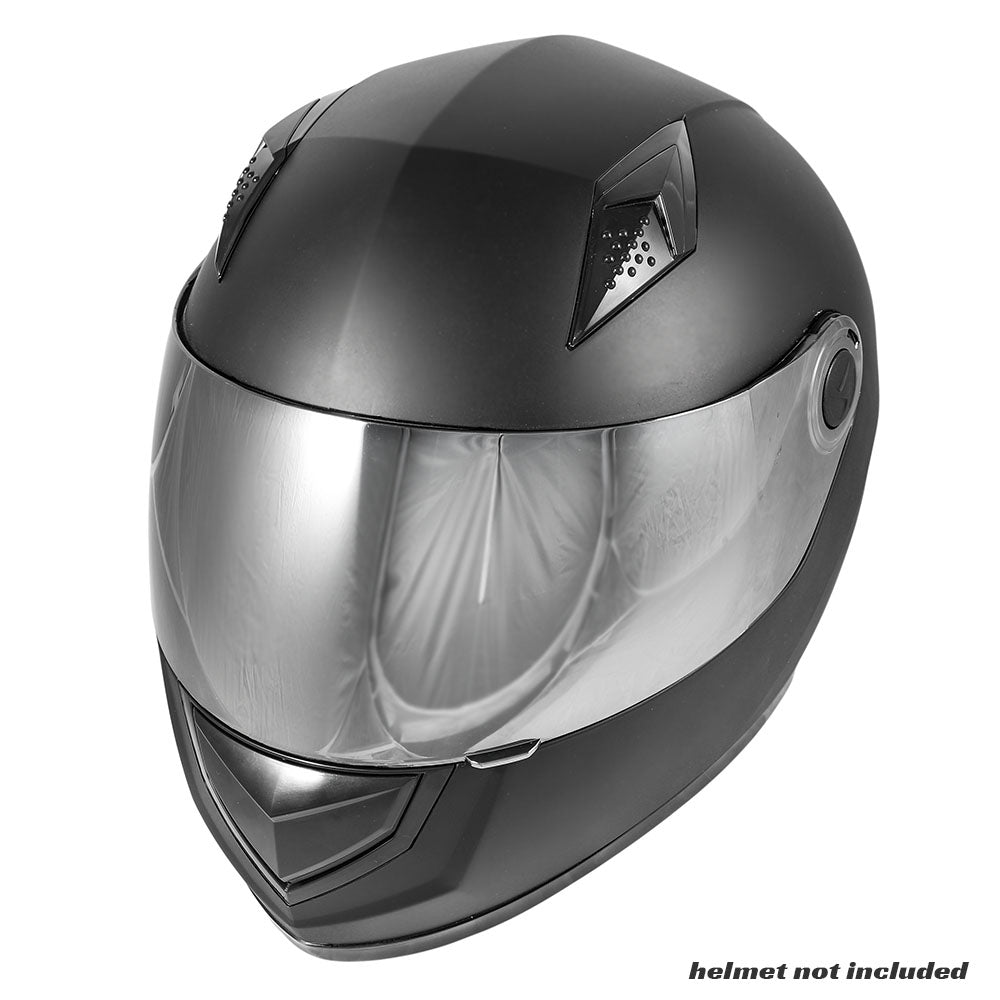 K77 Adult Full-Face Silver Shield – Typhoon Helmets