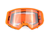 Adult Helmet Camo with Matte Orange Goggles
