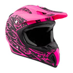 Adult Matte Pink Helmet & Pink Goggle Combo
