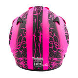 Adult Motocross Helmet Pink and Black