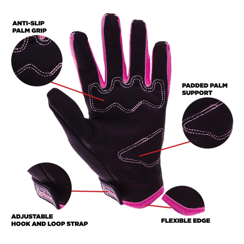 cross handschuhe pink Pink Youth Kids Motocross ATV Gloves from Typhoon Helmets