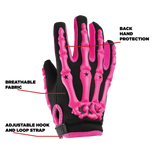 Pink Youth Motocross Gloves