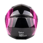 Modular Dual Visor Adult Snowmobile Helmet w/ Electric Heated Shield Pink