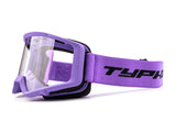 Purple Helmet, Gloves, Goggles And Youth Chest Protector