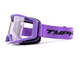 Adult Purple Splatter Helmet -  Gloves & Goggles Combo