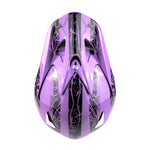 Adult Motocross Helmet Purple and Black