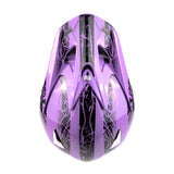 Adult Motocross Helmet Purple and Black