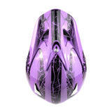 Snocross Helmet Purple Splatter