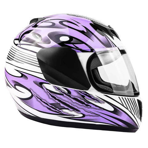 Youth Purple Full Face Helmet XL -- FACTORY SECOND