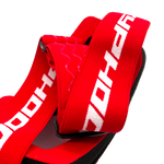 Adult Helmet Matte Black with Red Goggles