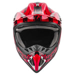 Red Helmet, Black Gloves, Goggles & Adult Chest Protector