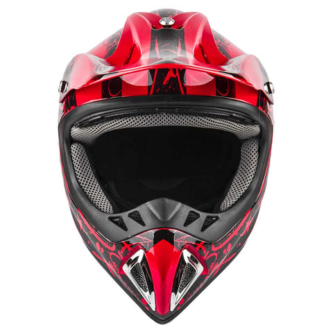 Adult Helmet Goggle Set Red Adult Helmet Goggle Set Red