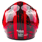 Red Helmet, Black Gloves, Goggles & Adult Chest Protector