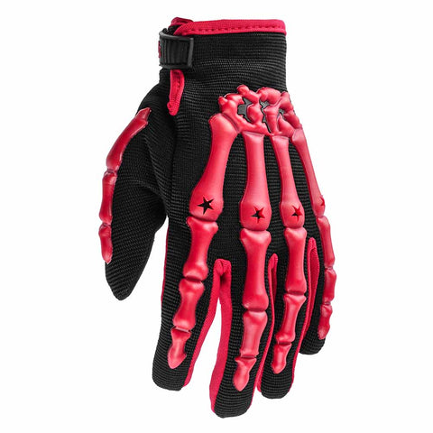 Red Youth Motocross Gloves