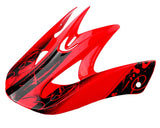 Red Black Adult Off Road Replacement Visor