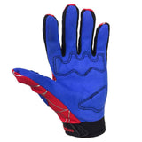Youth Motocross Web Gloves and Blue Goggles