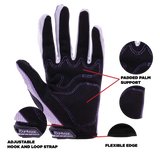 Adult Matte Black Helmet - Purple Gloves & Goggles Combo