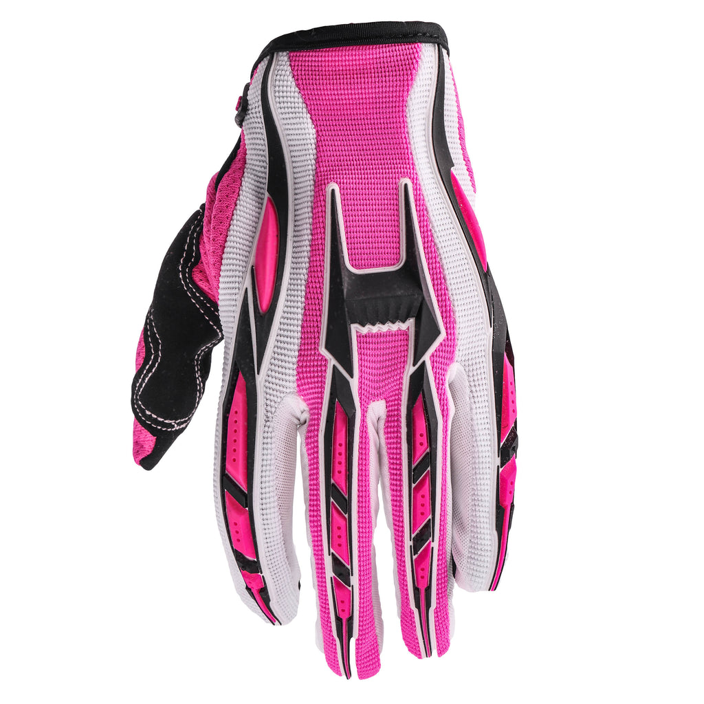 pink bicycle gloves Adult Off Road Motocross ATV Gloves Pink from Typhoon Helmets S