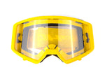 Yellow Motocross Goggles