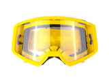 Yellow Motocross Goggles