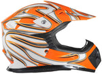 Orange Youth Kids Off Road Helmet