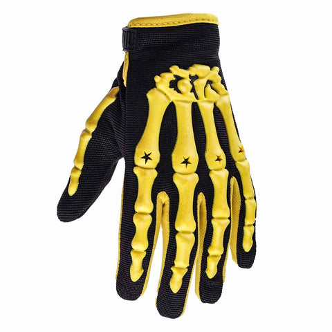 Yellow Youth Motocross Gloves
