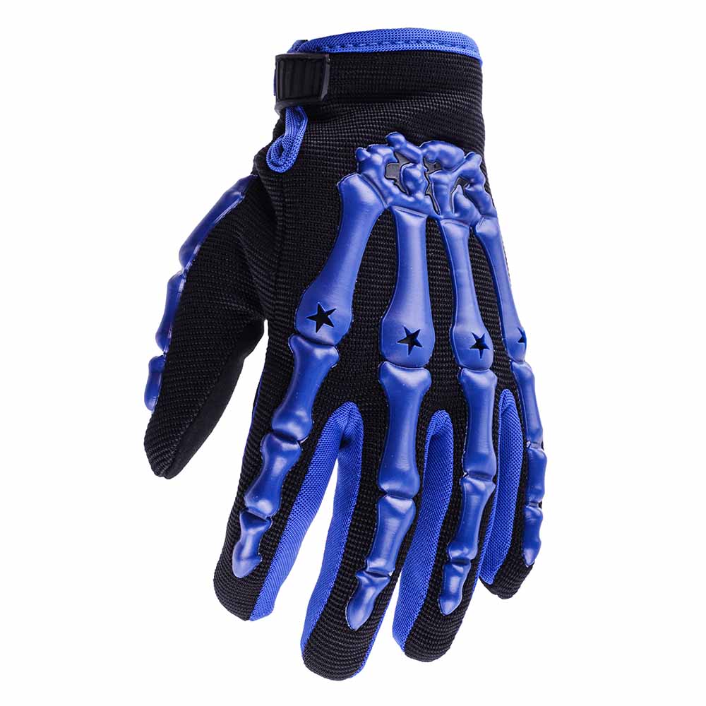 Blue Youth Motocross Gloves